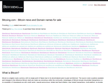 Tablet Screenshot of bitcoing.com